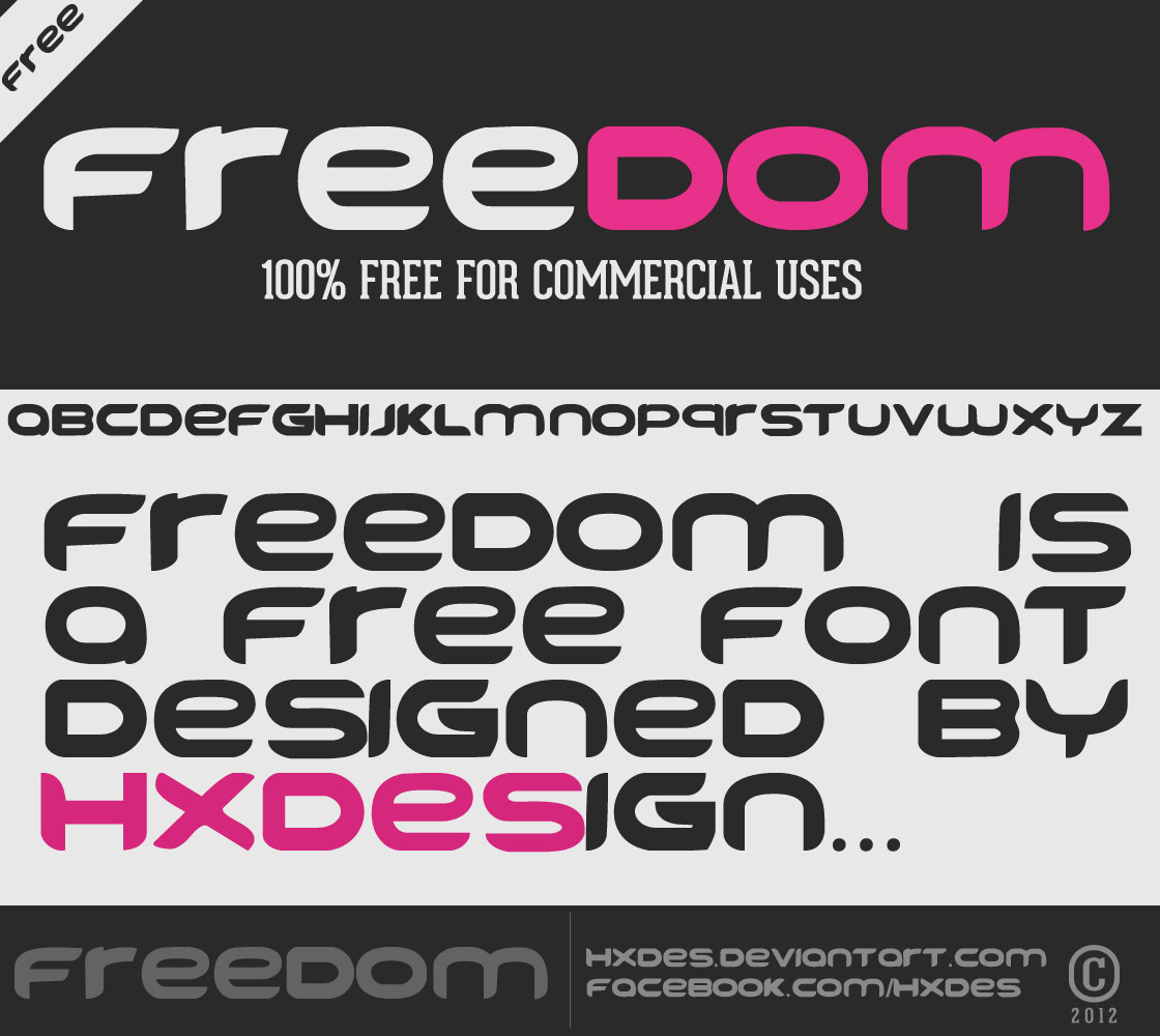 free font freedom ttf  otf  type Typeface  typography