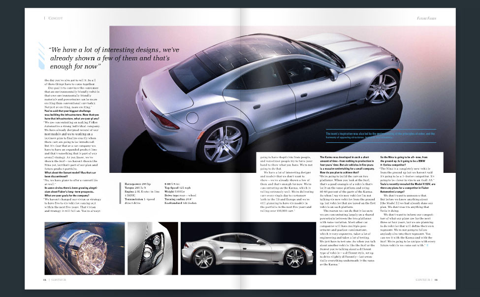 magazine print Cars auto design