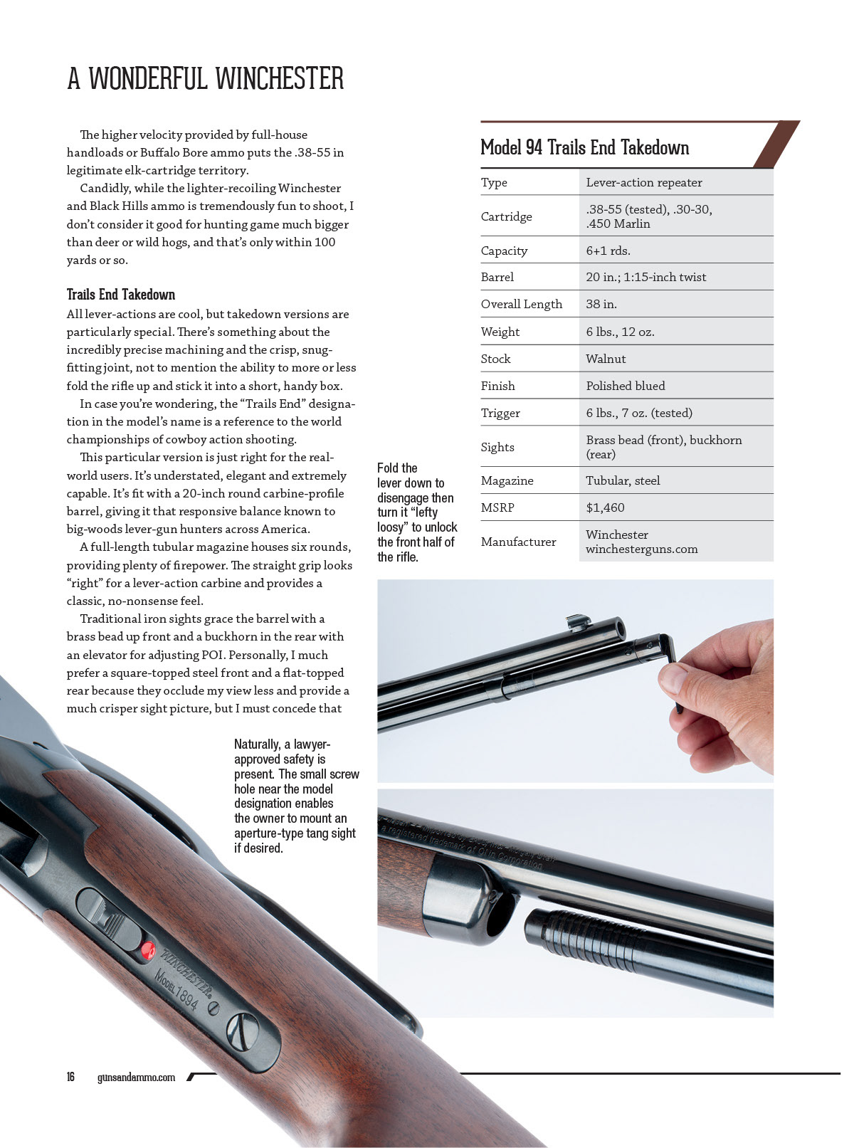 Firearms guns Guns & Ammo magazine