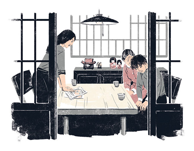 japanese trauma novel japan family reconciliation