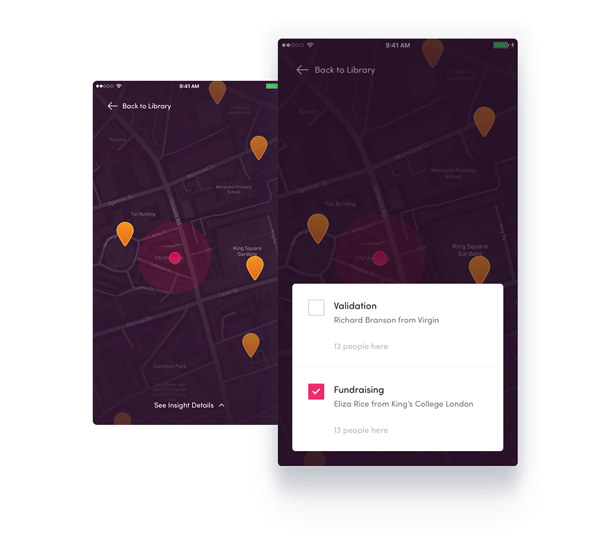 UI ux mobile iphone Education Startup modern