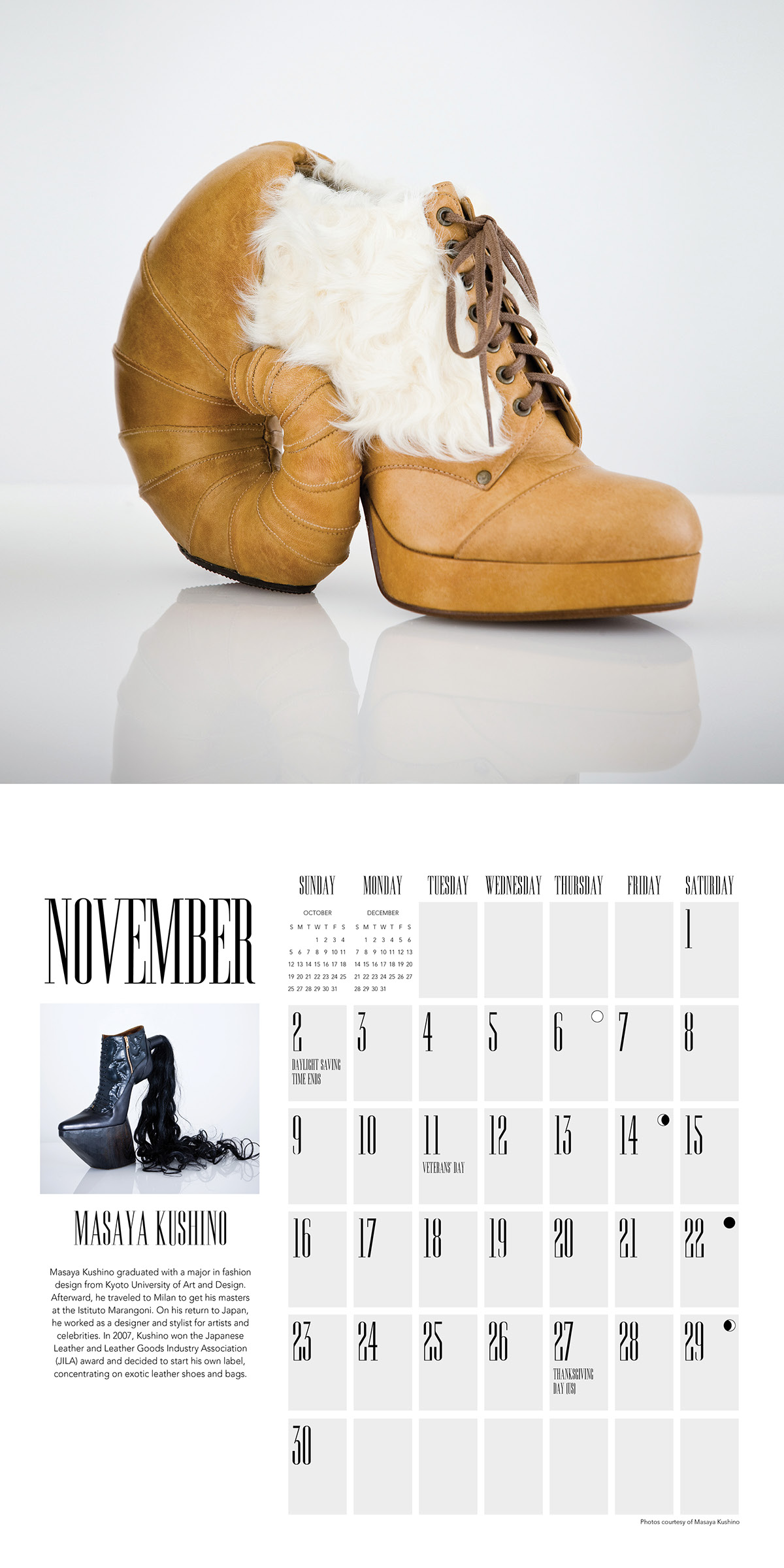 shoes calendar publishing  