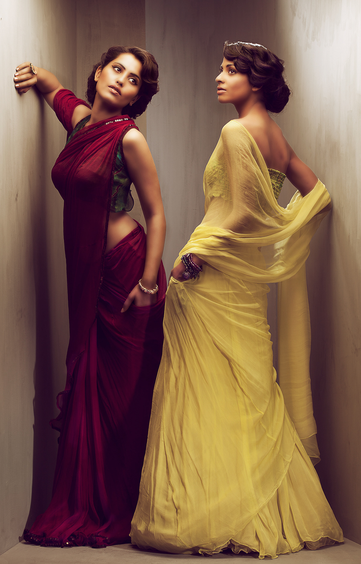 portraits Vogue Online saree