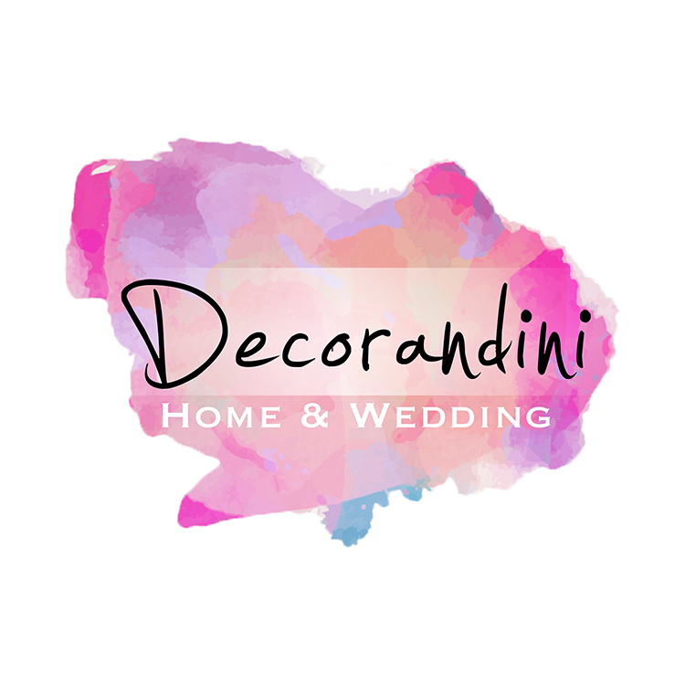 Decorandini home home decor home deco wedding hangers hanger bride logo Logo Design
