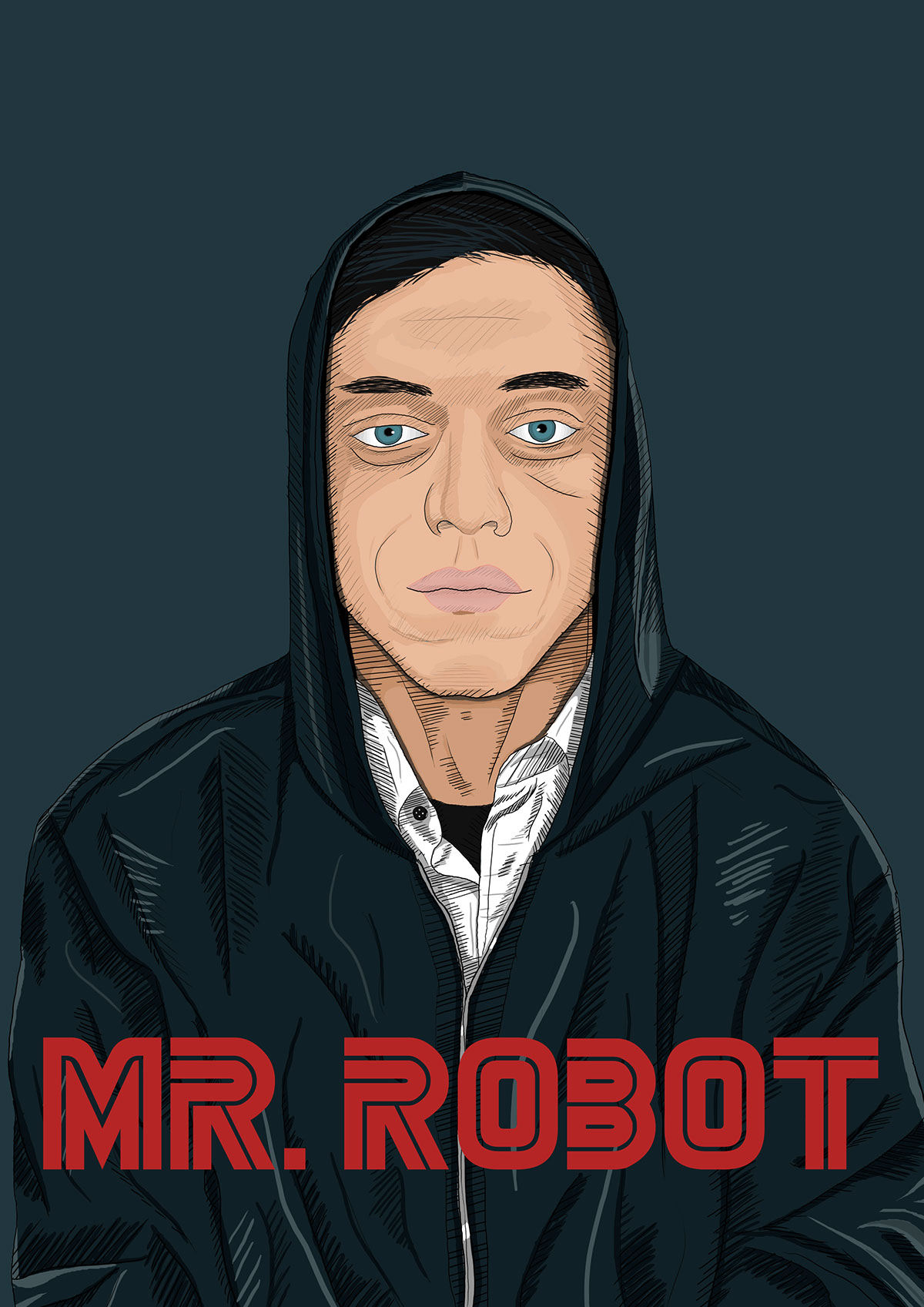 Mr. Robot personal ILLUSTRATION  poster tv show