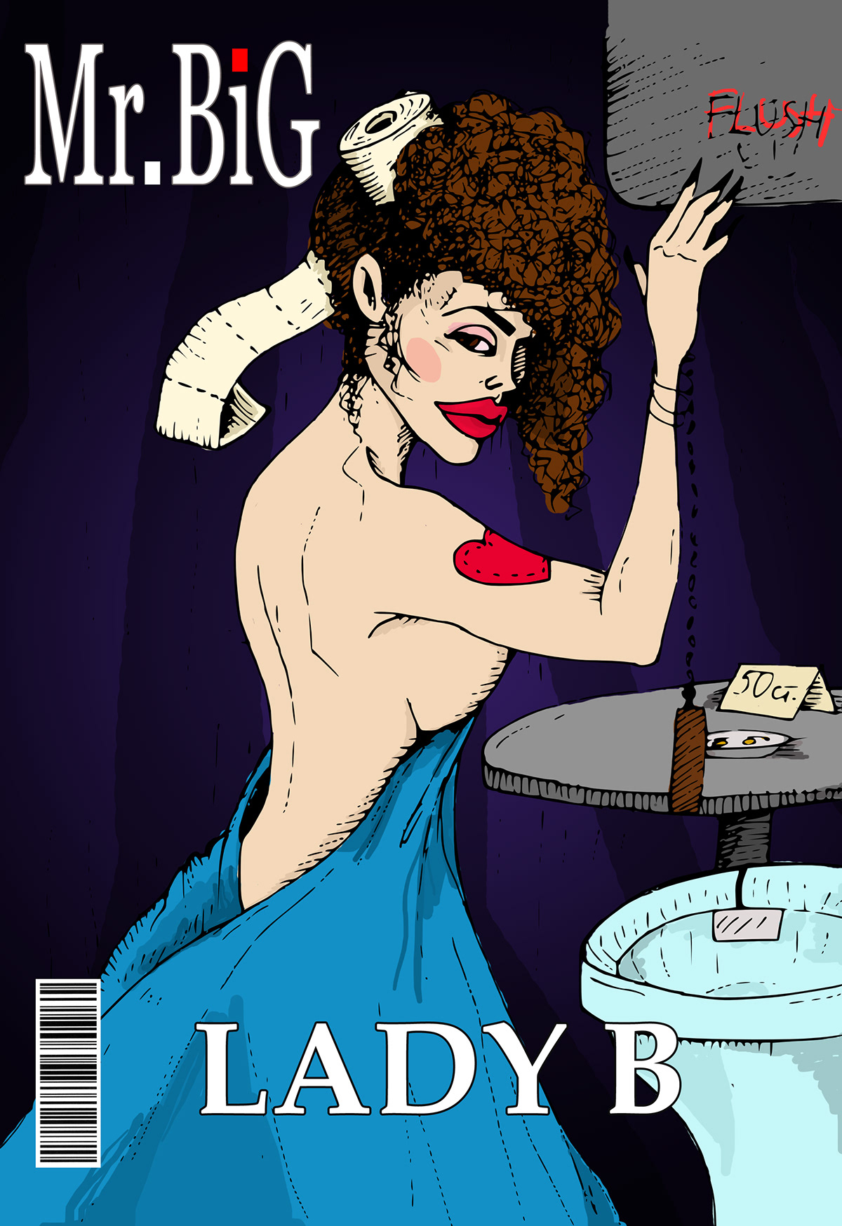 magazine  cover  Illustration