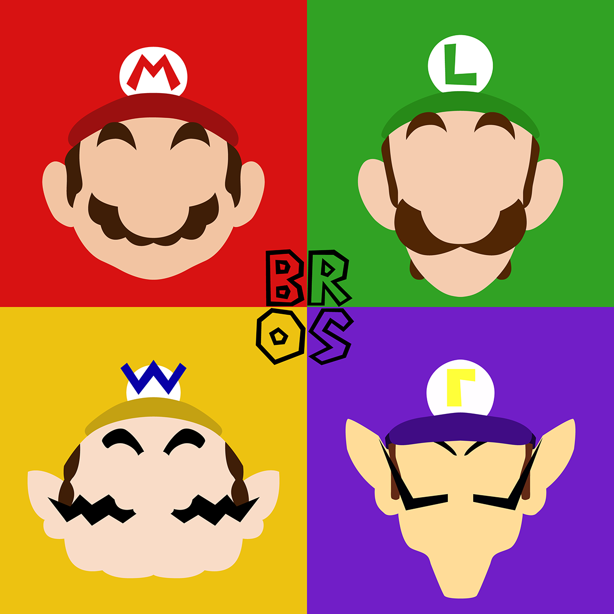 mariobros SuperMarioBros Luigi wario waluigi Nintendo Bros
