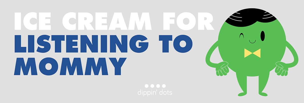dippin' dots Integrated Campaign dip dot ringling advertising design refresh logo brand company marissa ebanks tebello mosenene