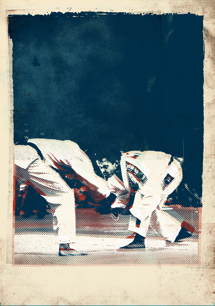 Brasilian Jiu Jitsu Sport Posters willykarlbeecher.com willy karl beecher Sport illustrations jiu jitsu Martial arts posters MMA Mixed martial arts combat sports