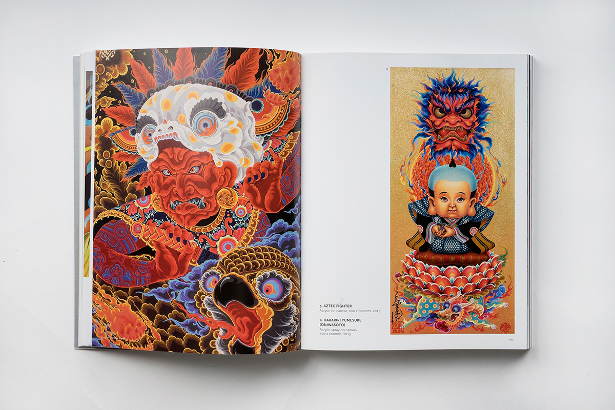 asian art ILLUSTRATION  painting   book graphic design 