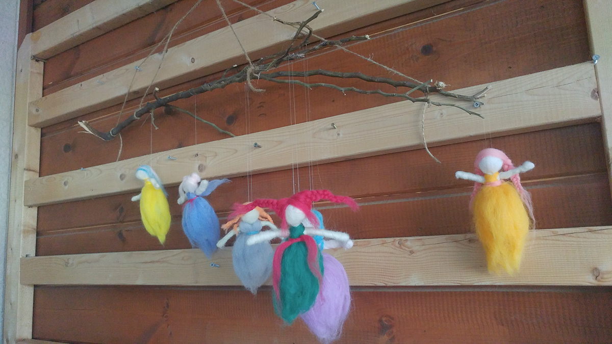 animals dolls Fairies felt felting Needle needlefelting plush toys wool