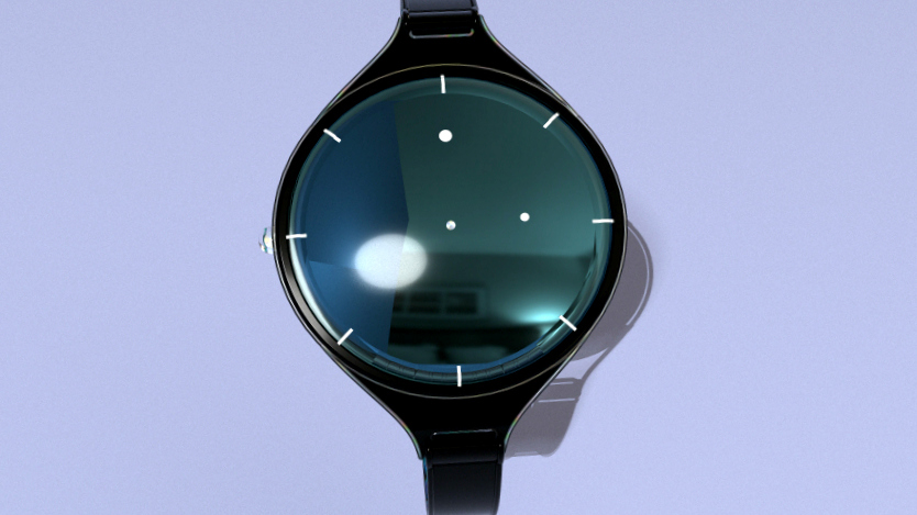 watch iridescent holographic colorful minimal risd Rhino Render concept trippy