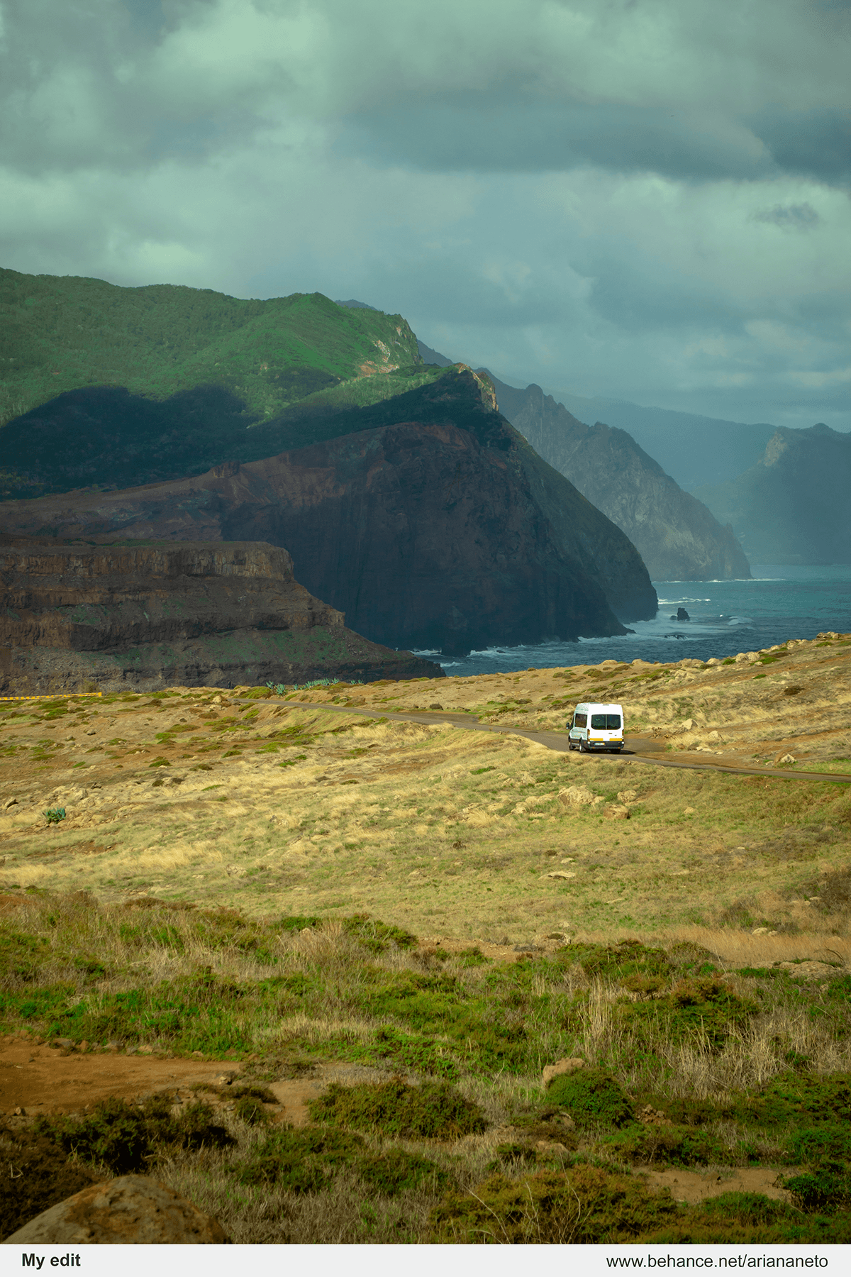 Madeira Van Landscape photoshoot mountains Island sea Nature photographer Travel