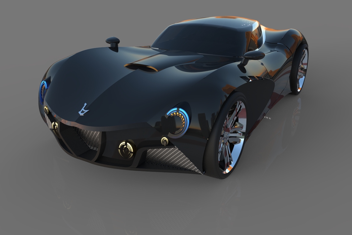 bertone concept car RESTYLING italian car American Design automotive concept RCA