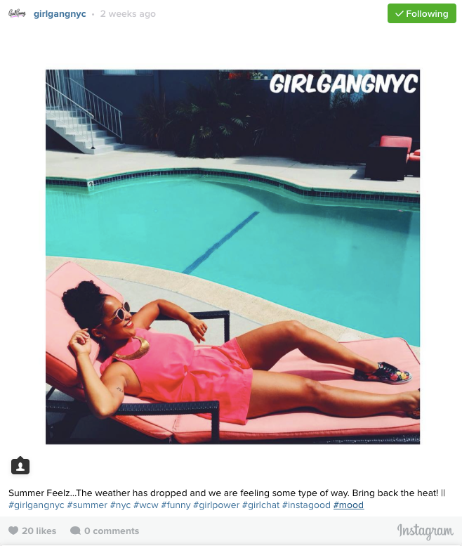 social media social media manager GirlGangNYC twitter tumblr instagram