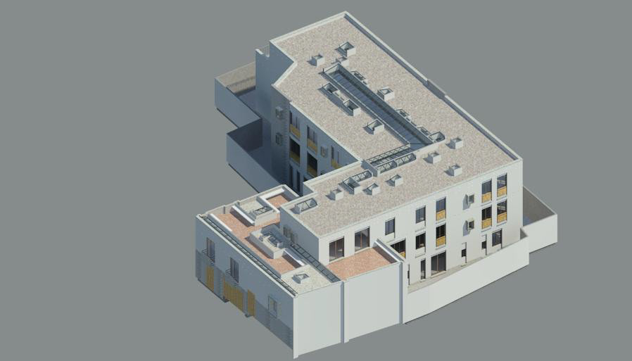 AutoCAD revit 3D Render visualization exterior architecture