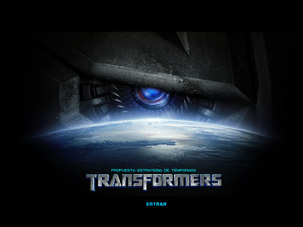 presentación multimedia Transformers diseño multimedia