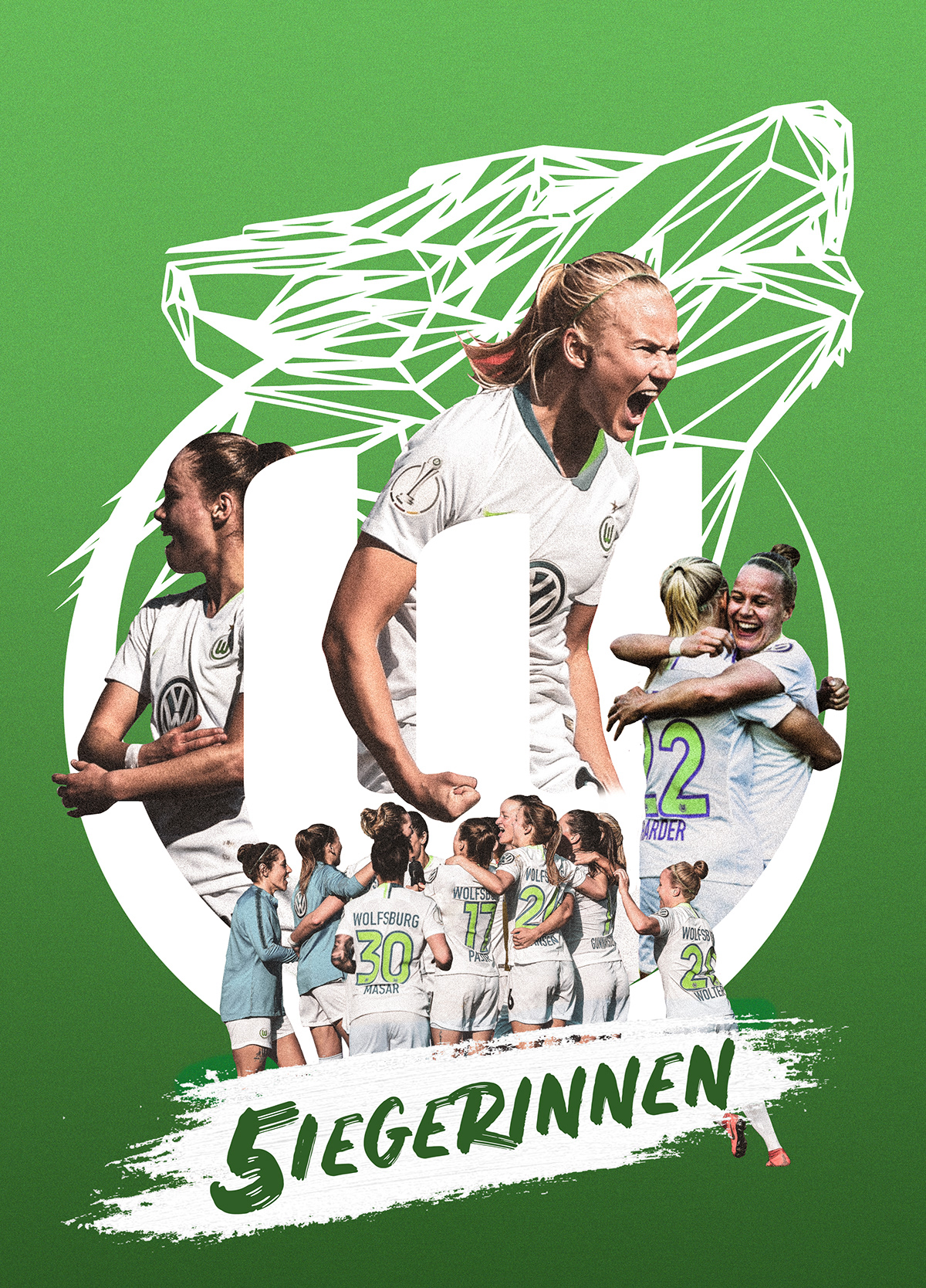 sport soccer Fussball football woman design print bundesliga team mannschaft