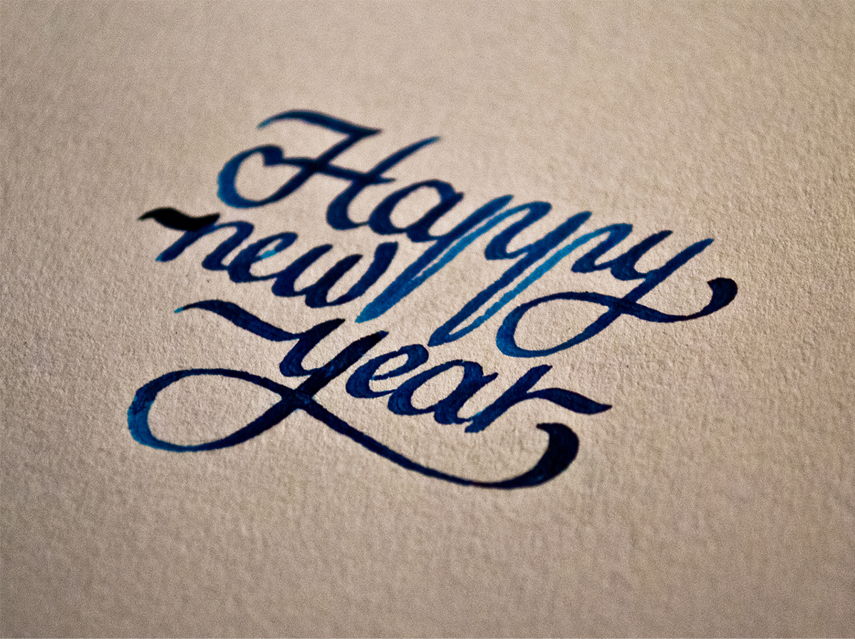RENATO molnar sopron graphic design happy new year letter