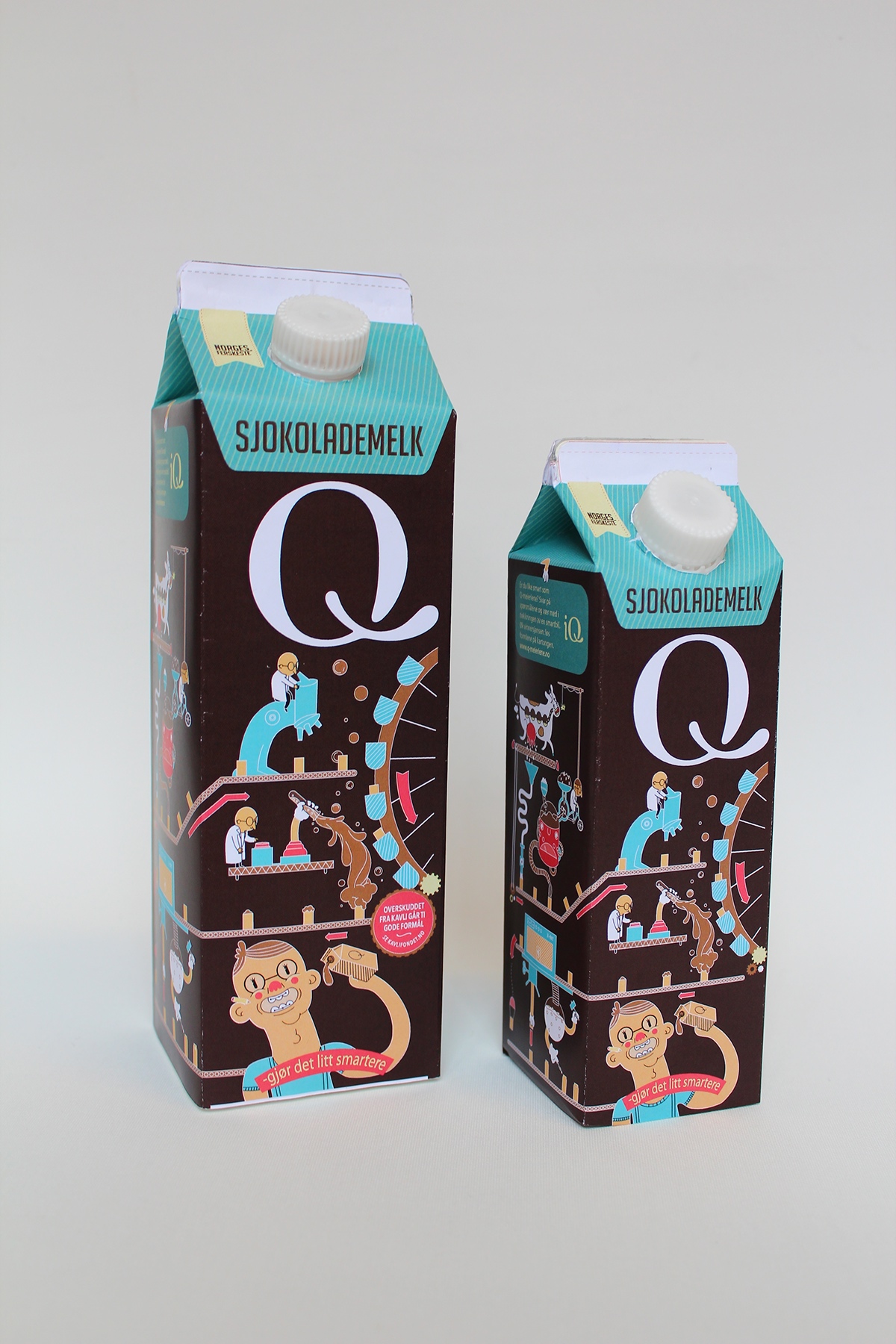 Milk Carton milk qmelk iq carton qmeieriene Q-meieriene   smarter meieri melk Dairy
