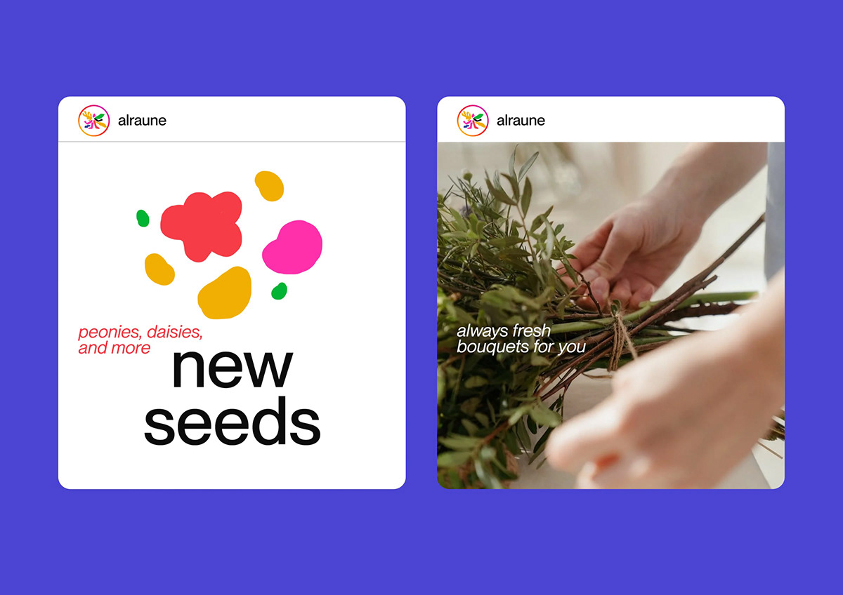brand identity design flower Flower Shop flower shop design identity Logo Design Nature Packaging visual identity