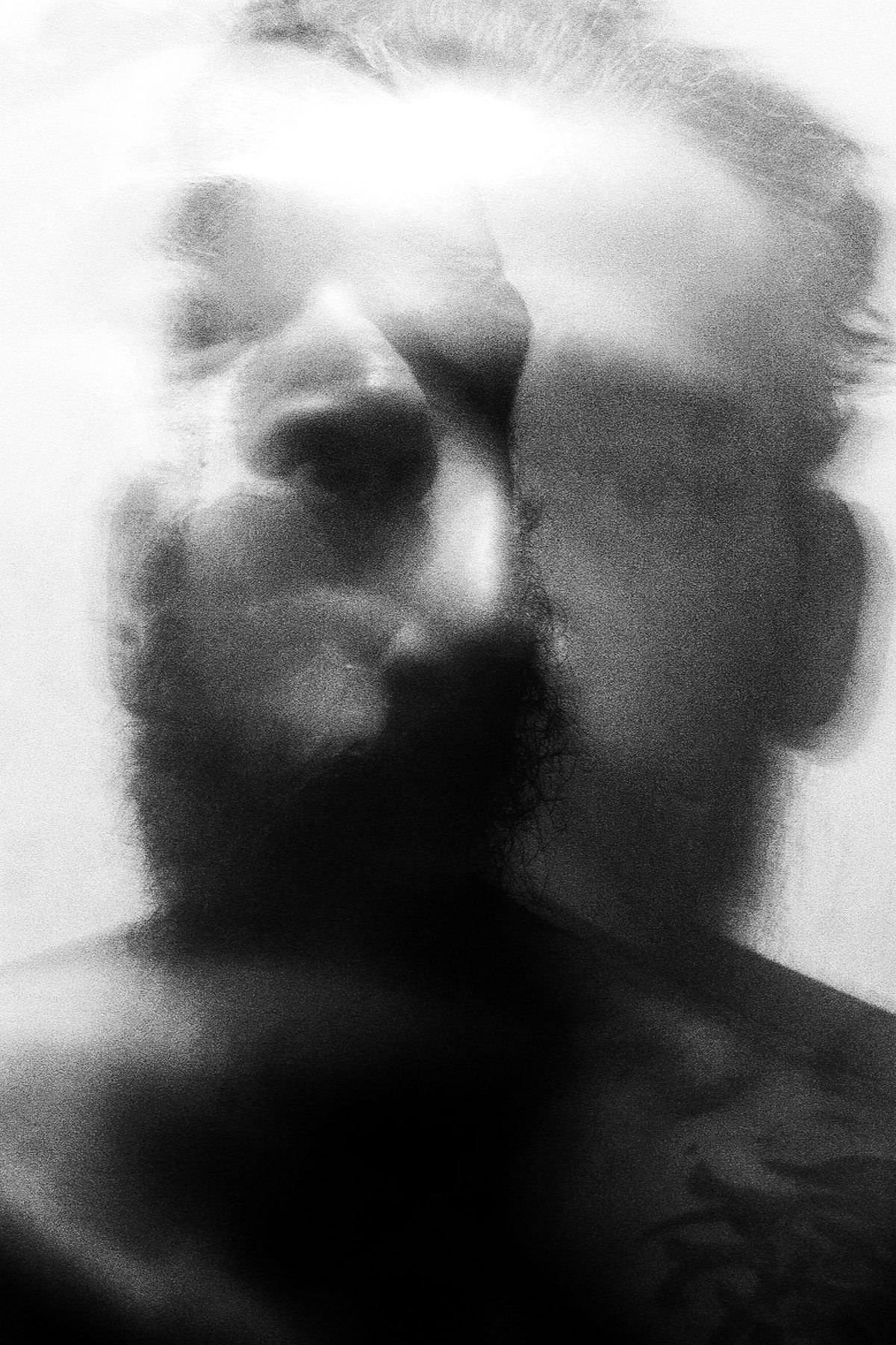 b&n blackandwhite New art face darkroom comceptual black art photo