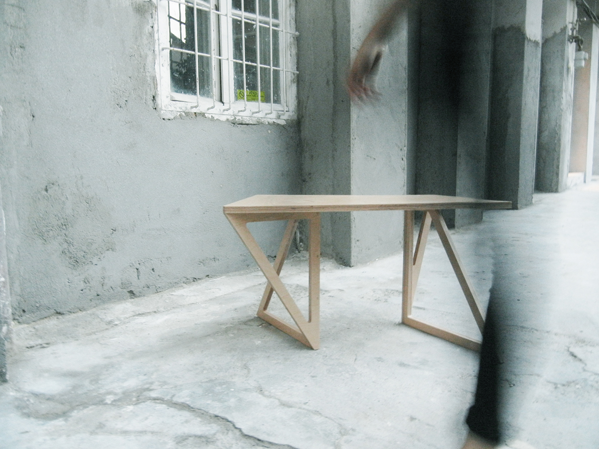 table design furniture wood design geometrical furniture geometric design new shapes