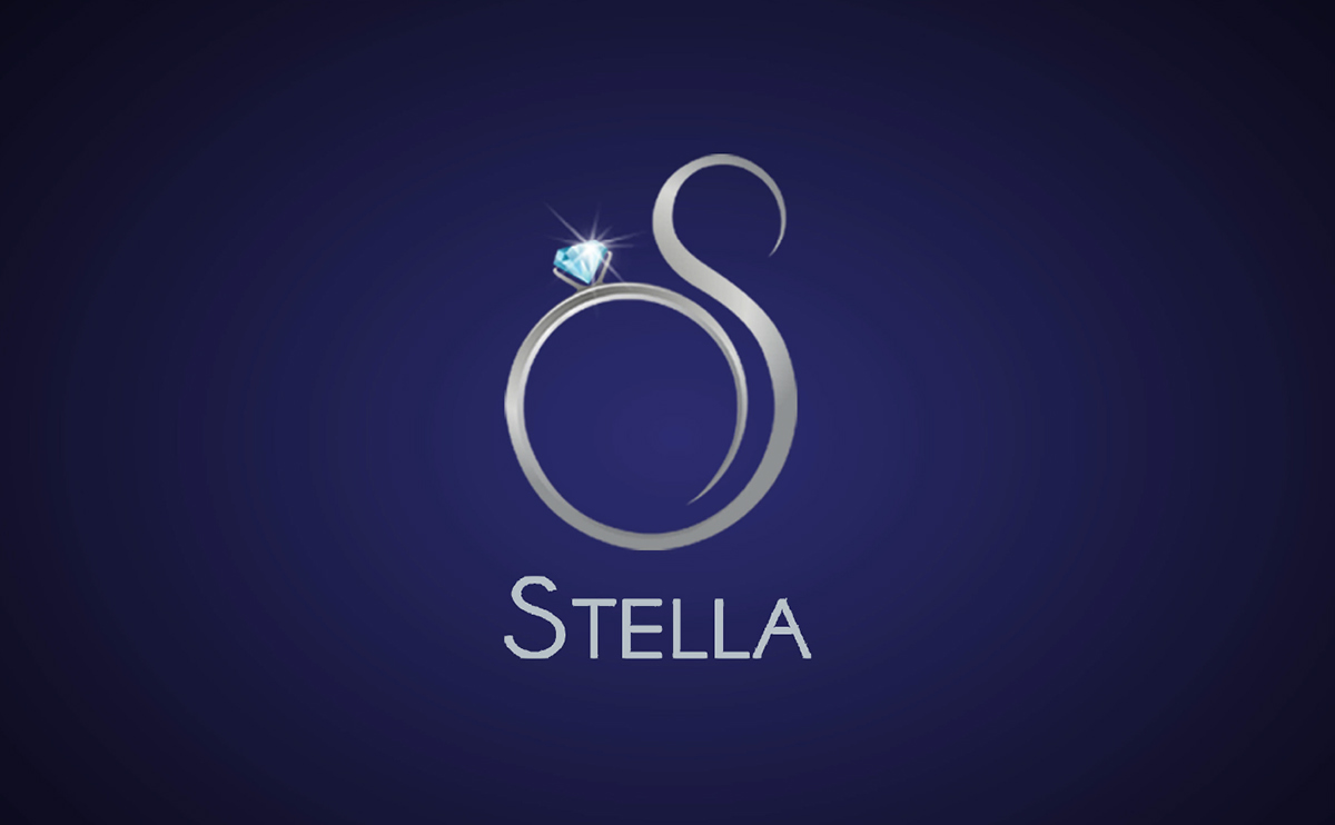 jewelry jewellry company identity design purple Stella bokeh brochure CIS branding set ring logo