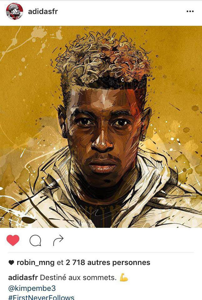 soccer adidas adrien rabiot Fresnel Kimpembe football gold instagram sports Dynamic PSG