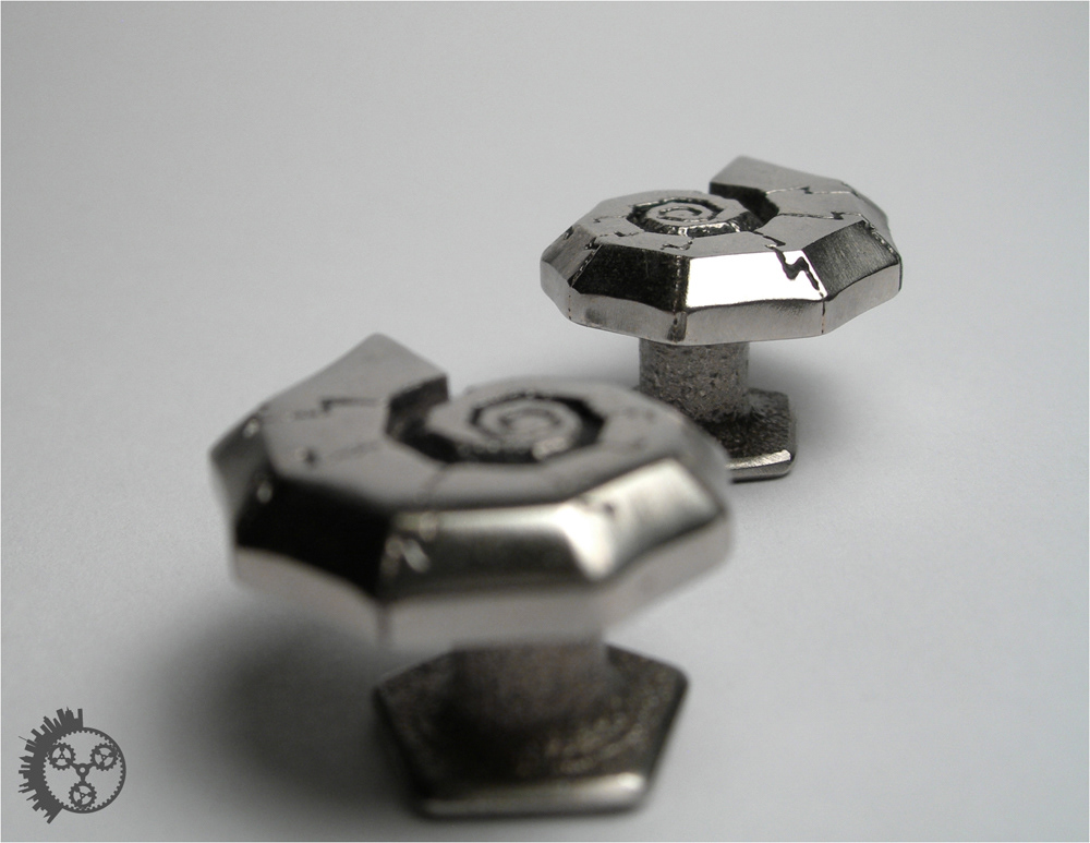 jewelry cufflinks nautilus 3d printing stainless steel