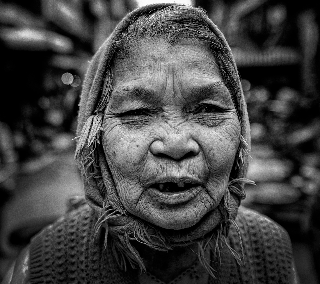 hanoi vietnam joseferreira portrait b&w square photo