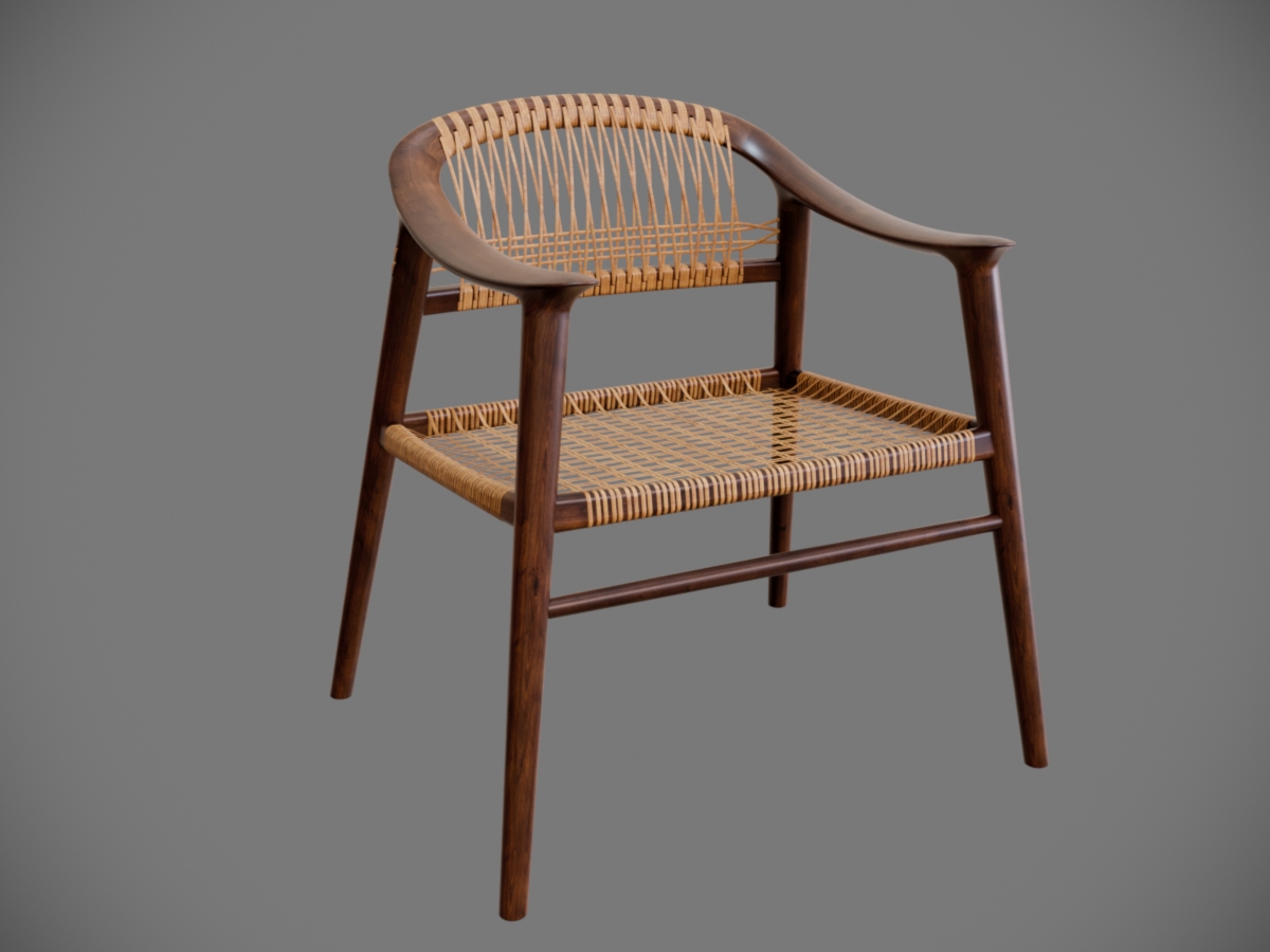 chair 3D model free download furniture armchair Bambi