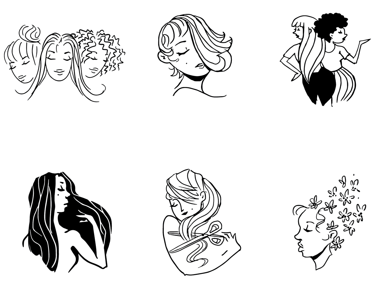 Logo Design: Design N' Style Hair Salon on Behance