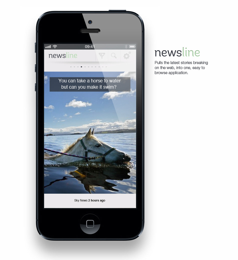 newsline  news  interface