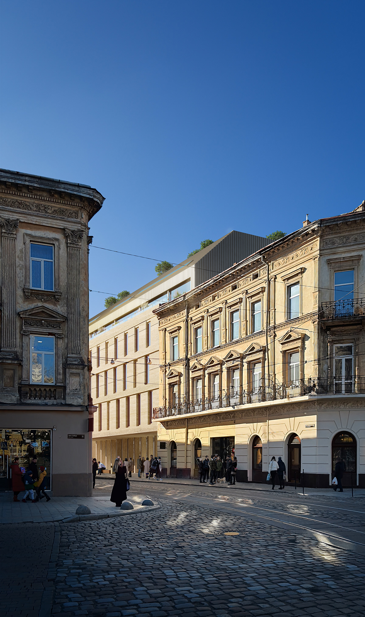 architecture guesslinearchitects hotel design Lviv architecture ukraine