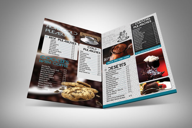 Coffee Shop Menu menu template Coffee modern menu flyer menu menu flyer