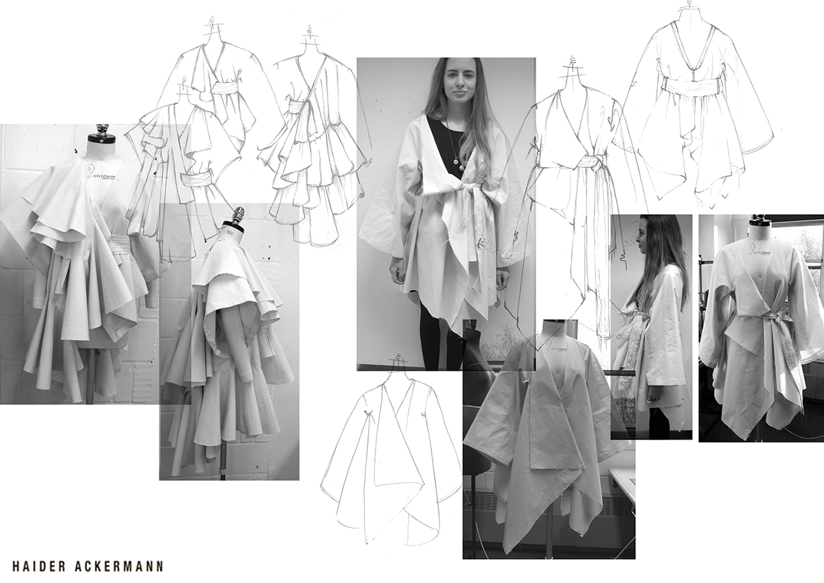 moodboard colorboard Technical Drawings Fashion Line Up
