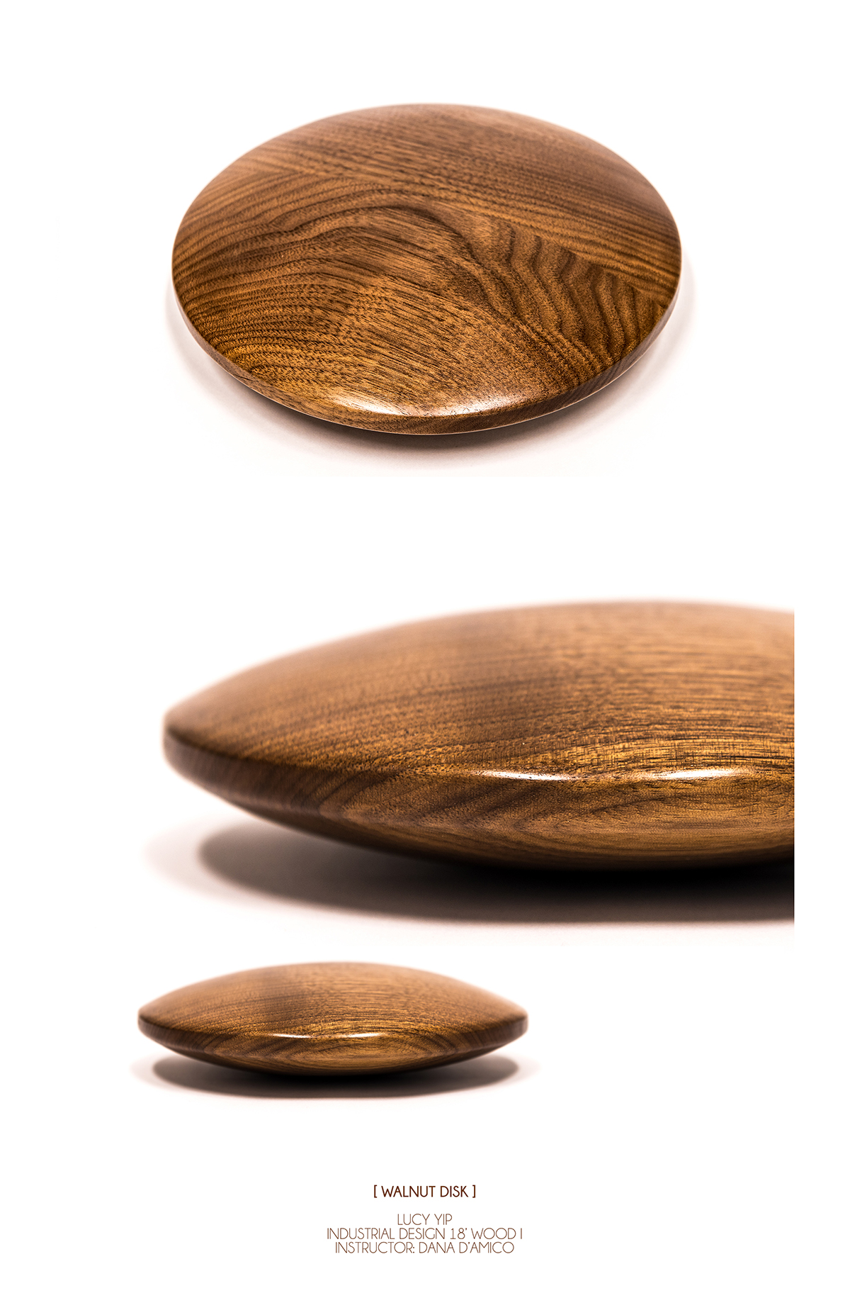 wood 1 wood Lamination veneer mask carved plant holder carnation walnut disk disk lathe turning walnut maple hand-made