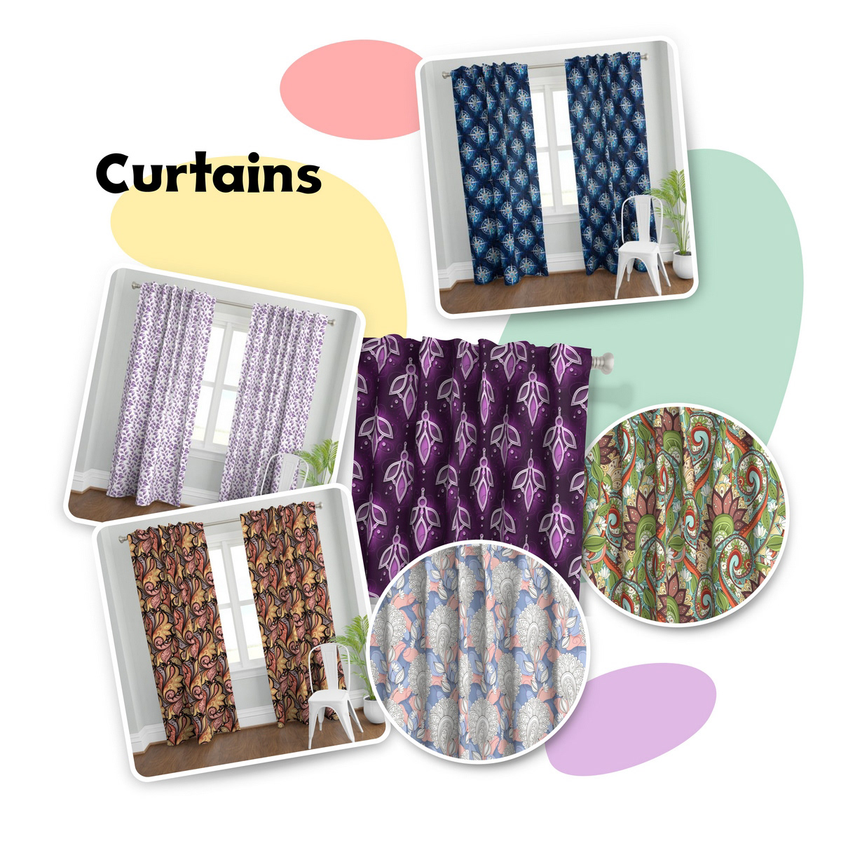 fabric Fashion  home decor pattern print spoonflower surface design textile design  vector wallpaper