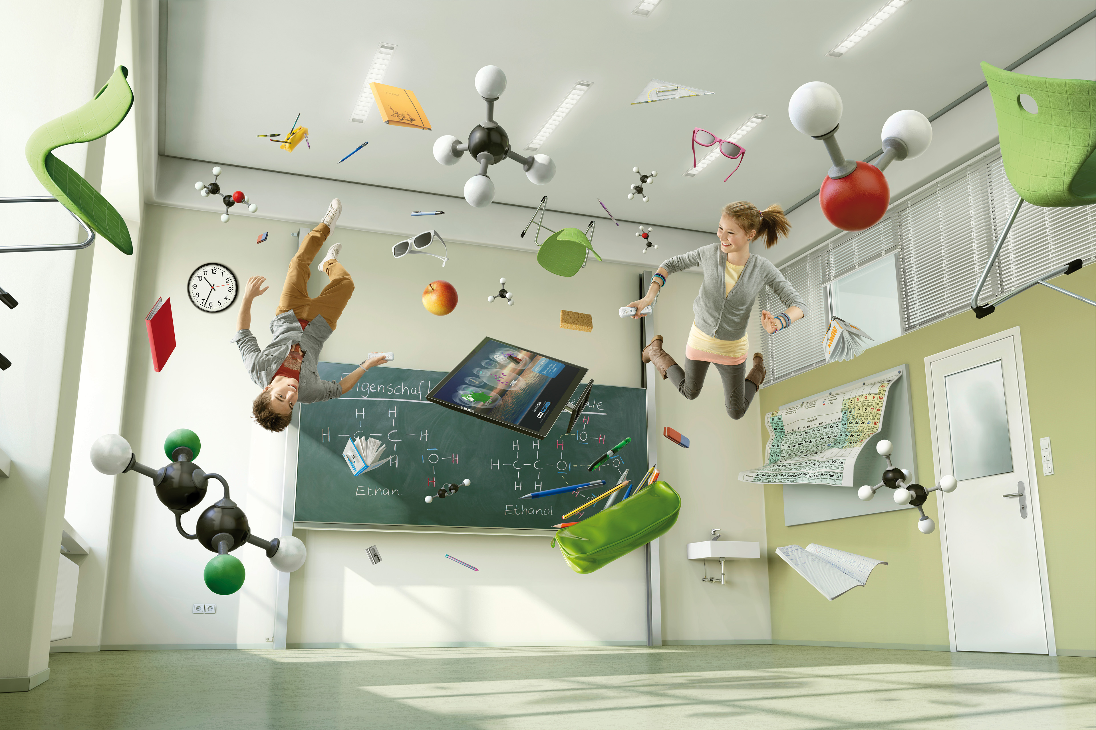 2cool4school element. Креативное пространство в школе. Гравитация в рекламе. Мотивирующее пространство в школе картинки. Flying objects.