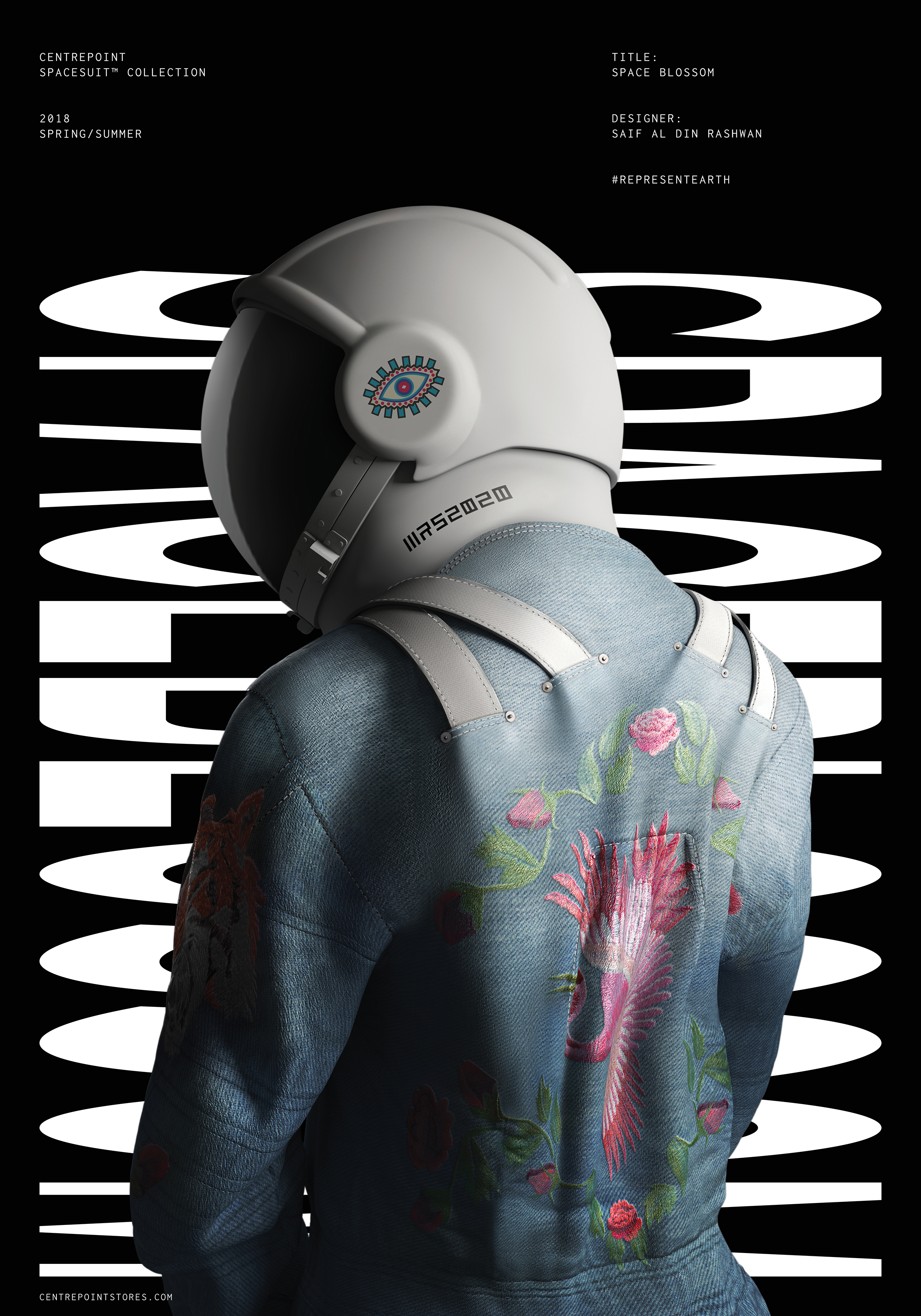 Exhibition Poster Series for Centrepoint Spacesuit Collection 18