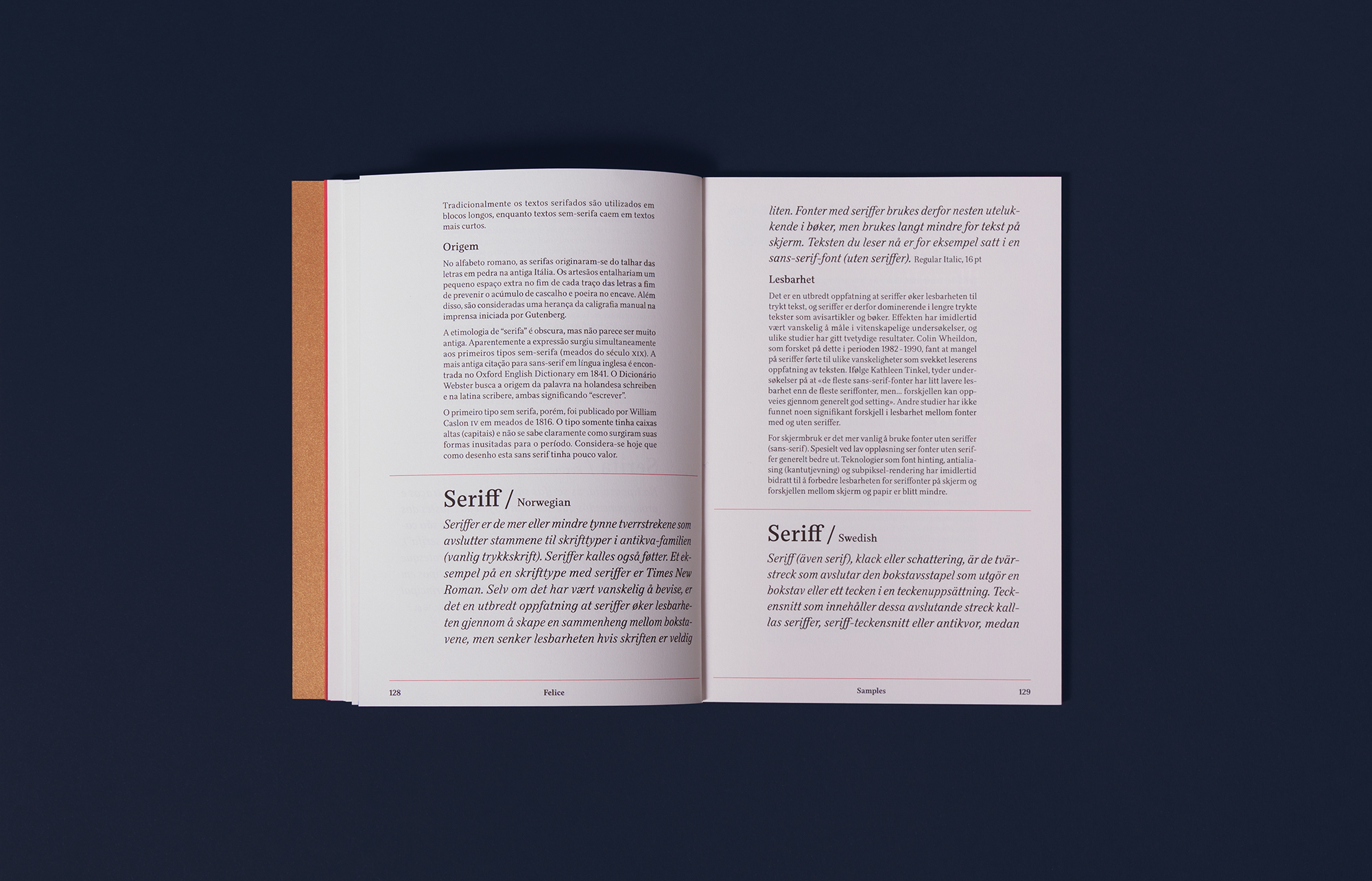 Editorial Design: Typeface Felice the Book