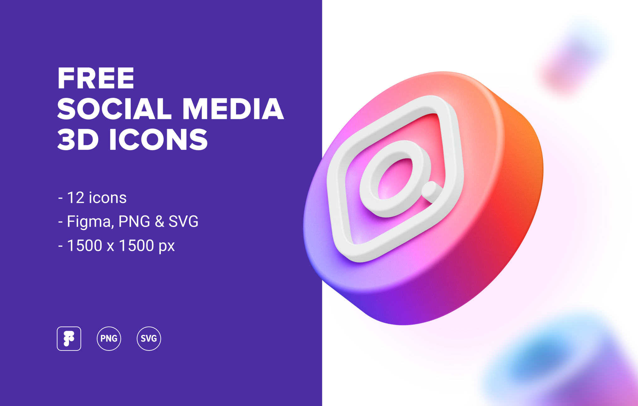 Free Social Media 3d Icons On Behance