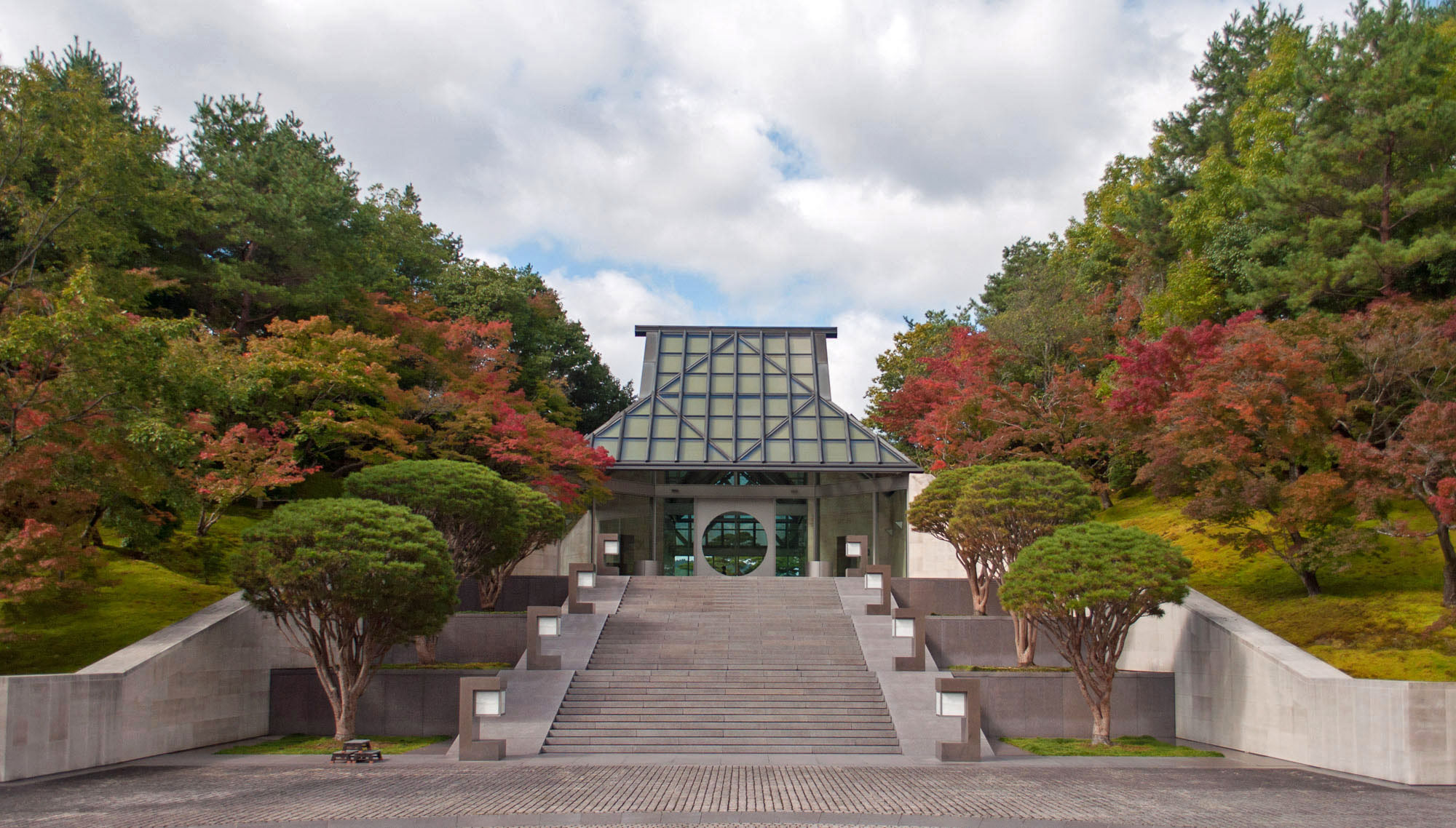 MIHO MUSEUM in Japan designed by I.M.Pei 