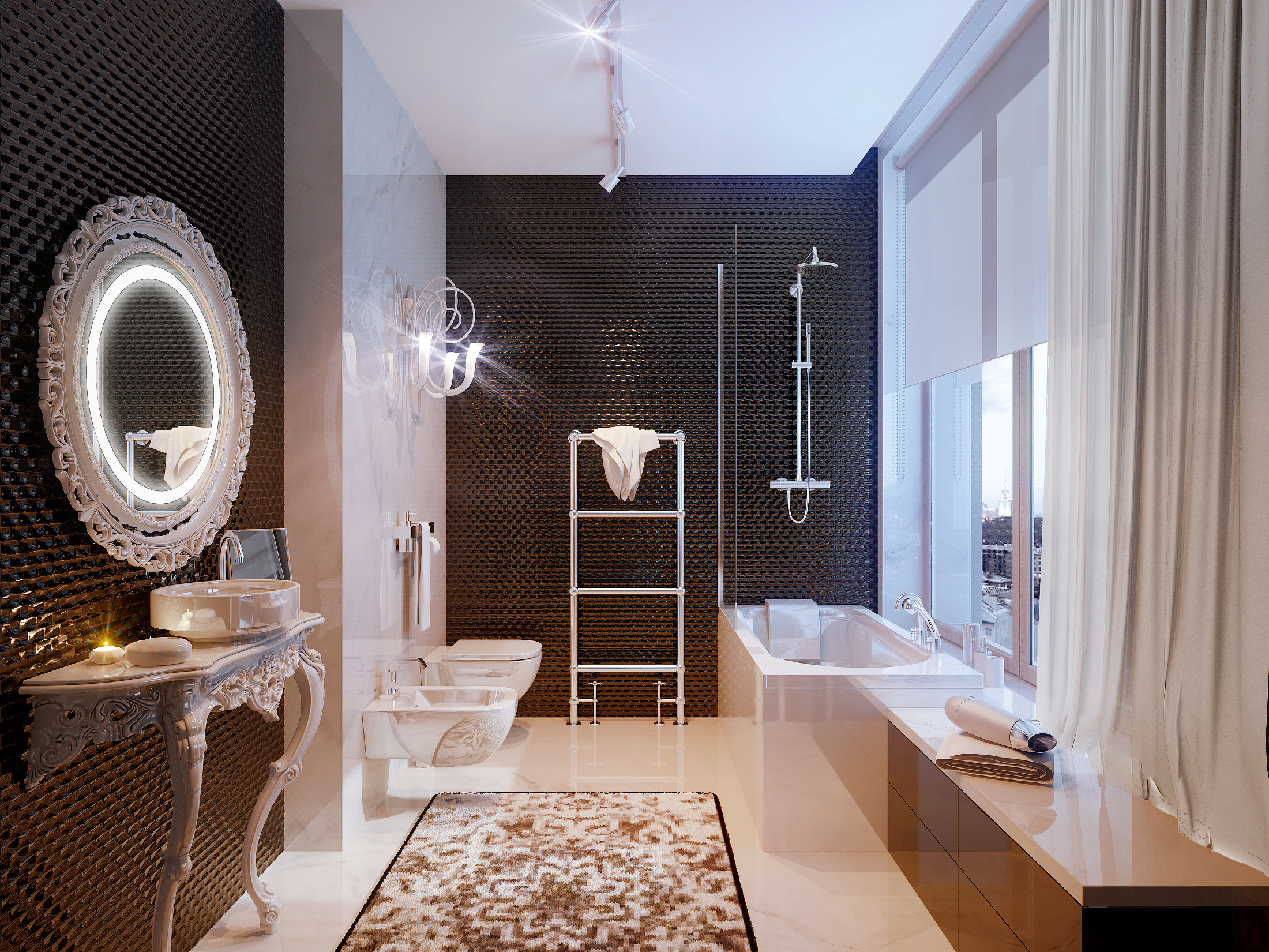 Дизайн ванной 2024 год. Стильная ванная комната. Дизайнерская ванная комната. Красивые Ванные комнаты. Интерьер санузла.