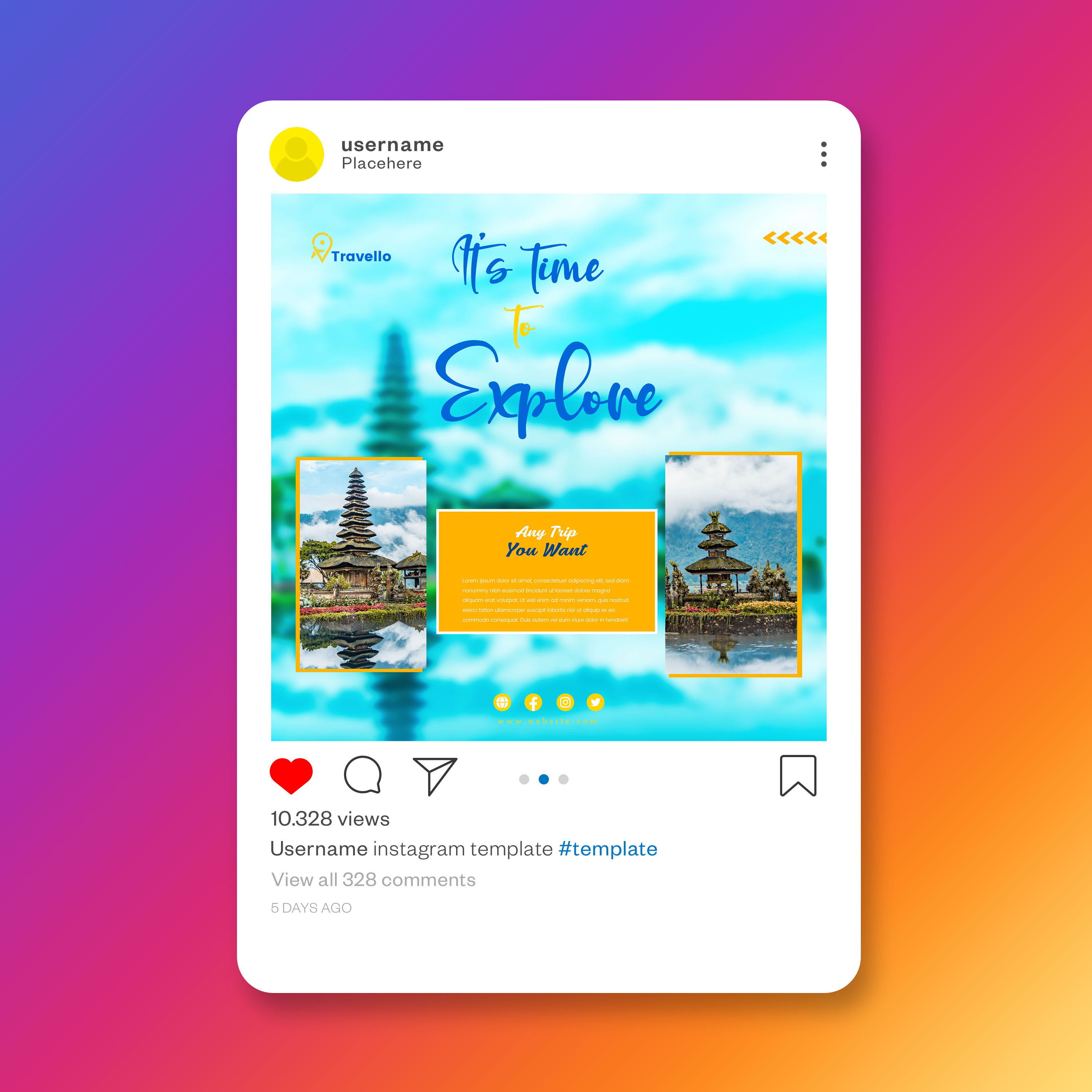 Instagram | Social Media Post Design on Behance