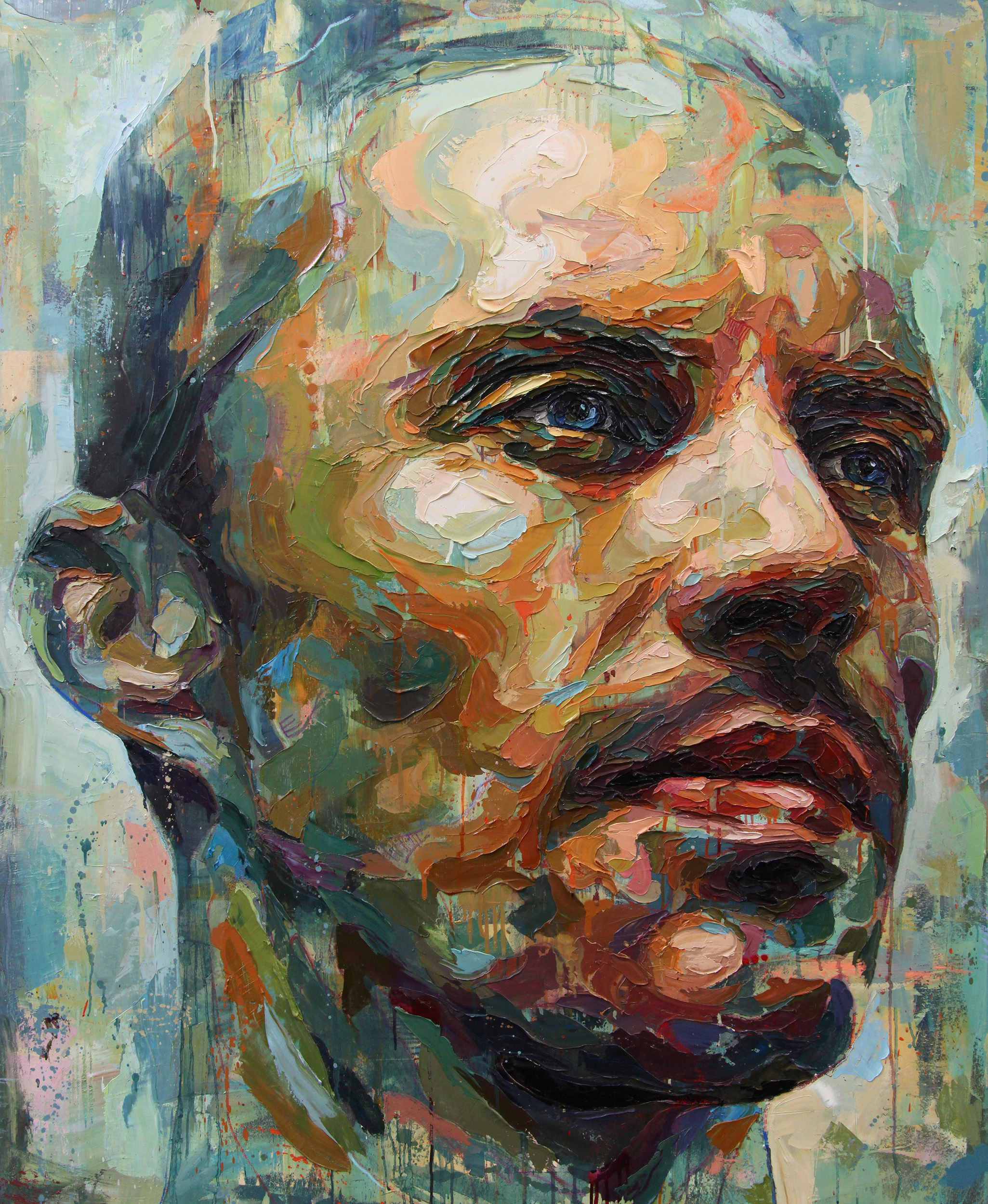 contemporary portrait artist Josh Miels.#artpeople