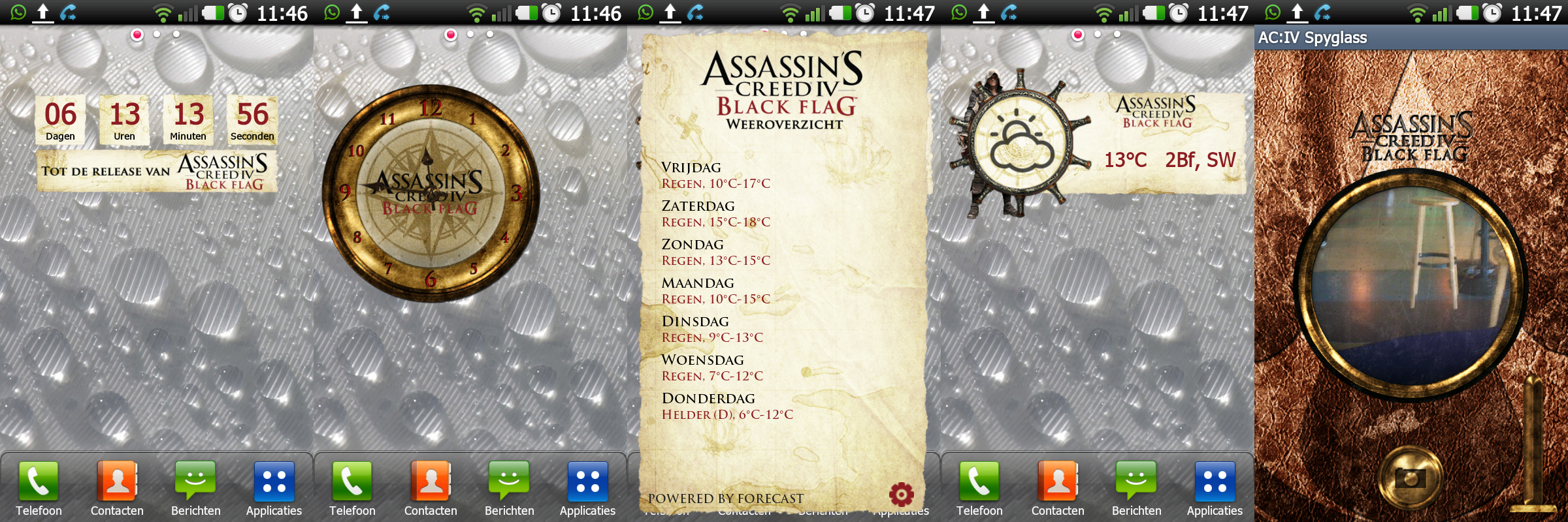 Assassin's Creed IV Widgets (October 2013) on Behance