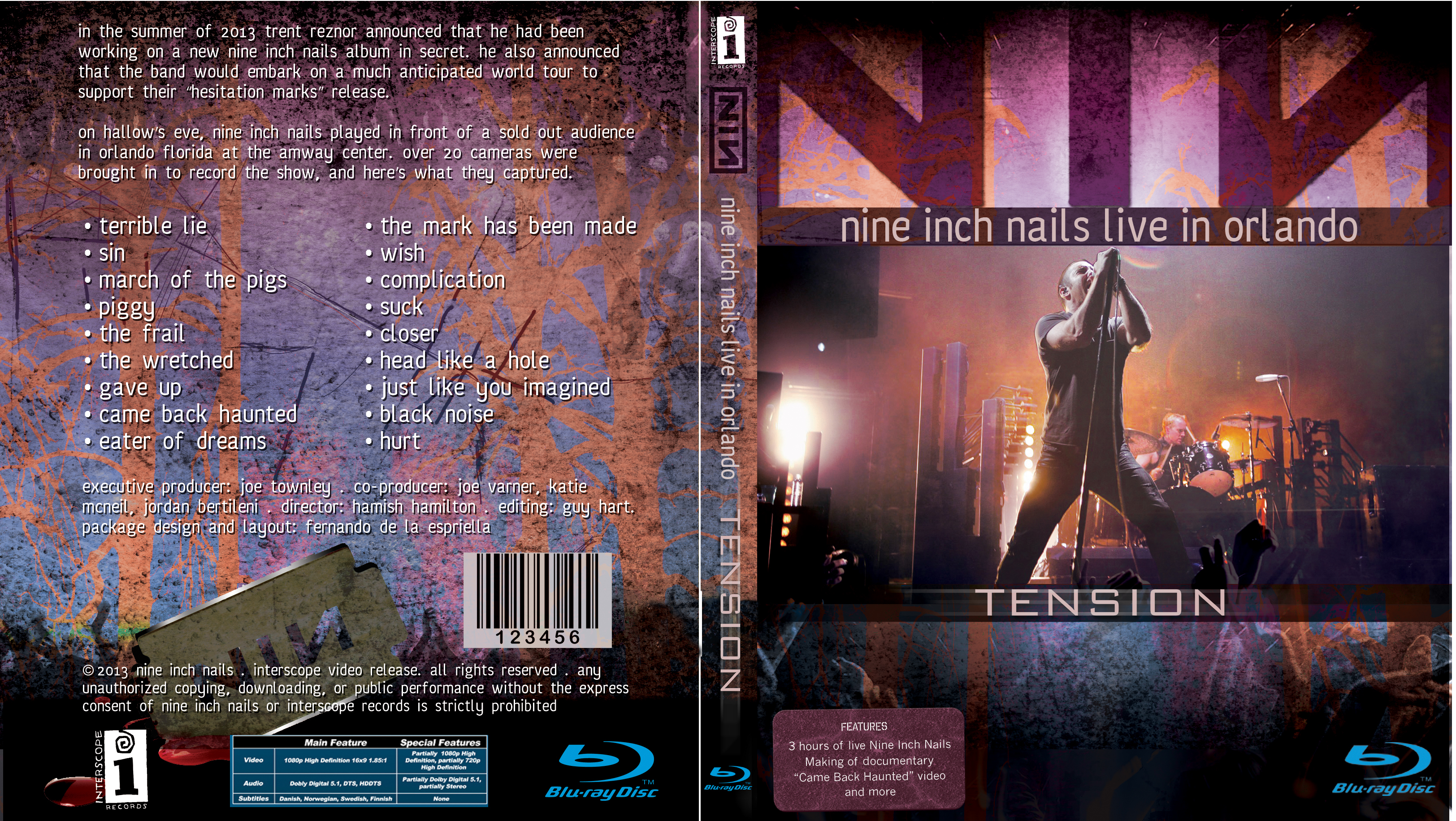 Fernando de la Espriella - Nine Inch Nails Tour Promo Package