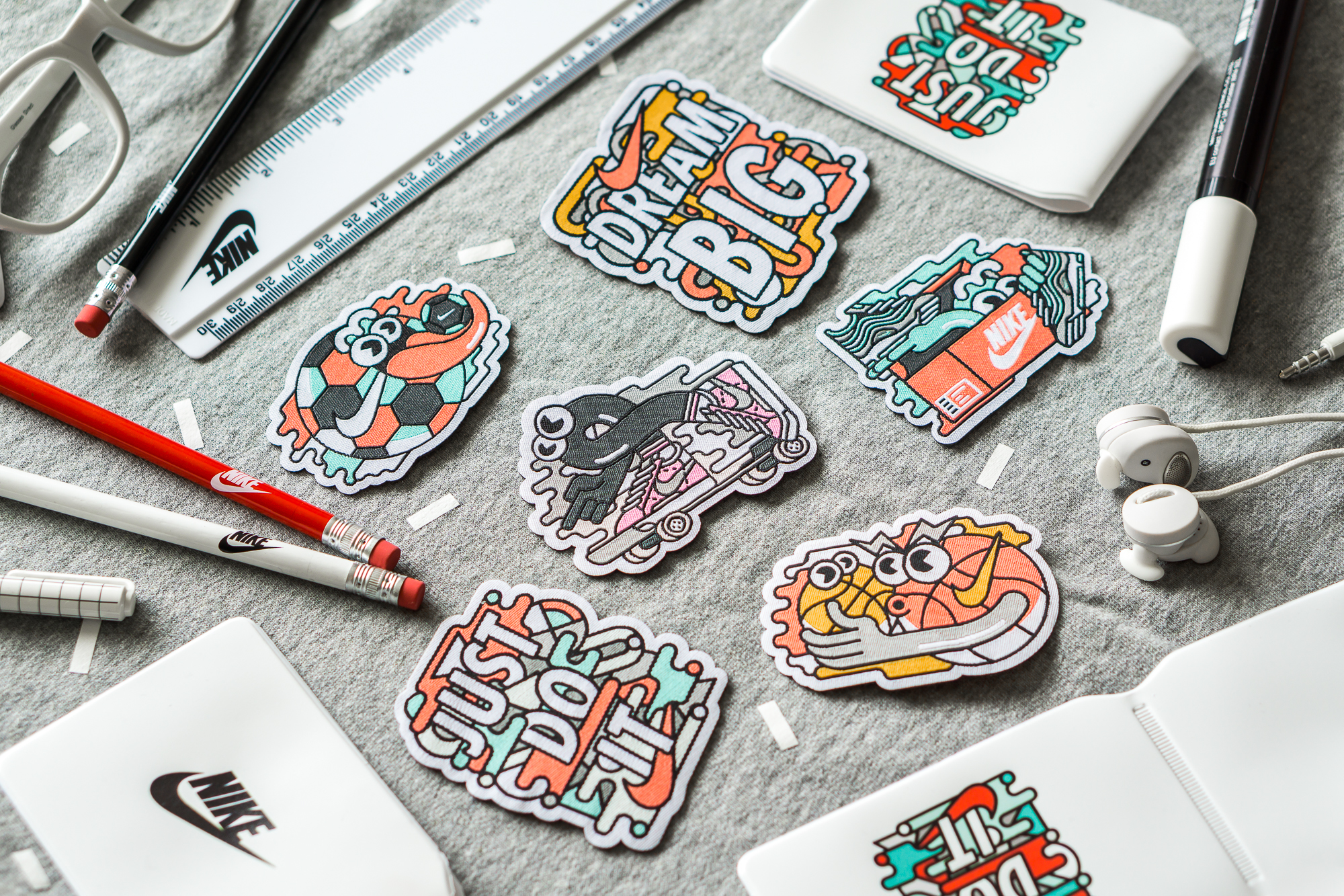 Nike Back to School Patches :: Behance